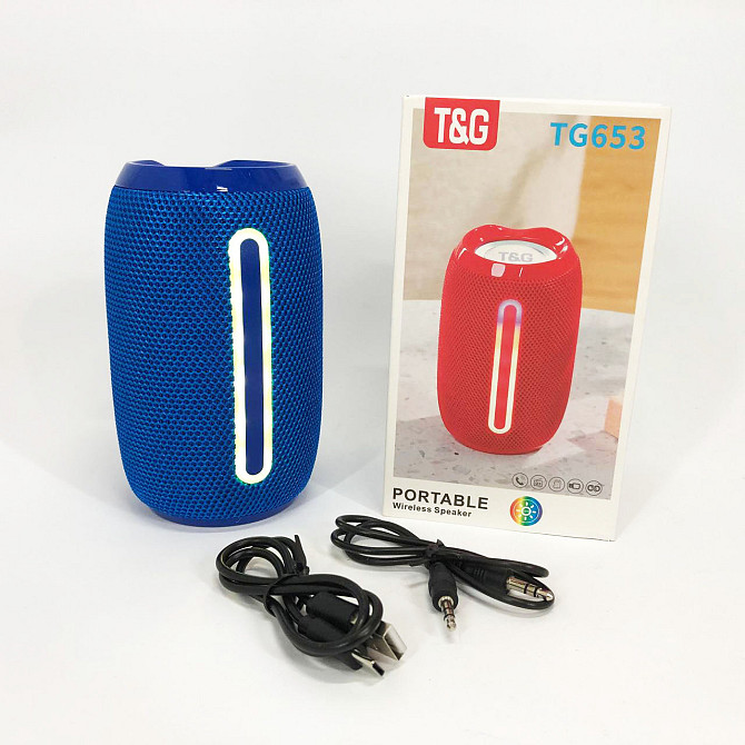 Портативная колонка с Bluetooth TG653, Блютуз колонка с флешкой и радио, Музыкальные колонки VO-783 для улицы Киев - изображение 8