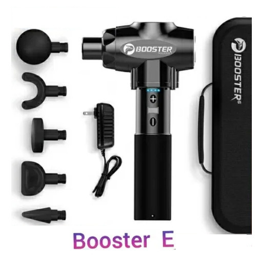 Перкуссионный мышечный ударный массажер Booster Е триггерных точек Черный Винница - изображение 6