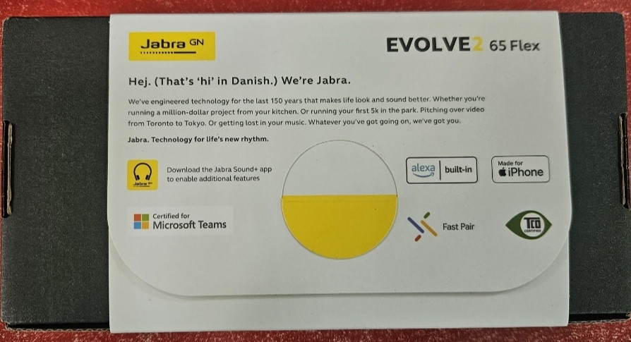 Наушники: JABRA Evolve2 64 Flex Link 380c. MS Stereo Black.( 26699-999-89) Харьков - изображение 3