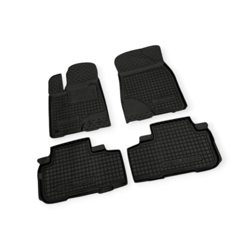 Килимки Toyota highlander 2014-2020 борт 2,5см, з перемичкою салону Мукачево - фото 1