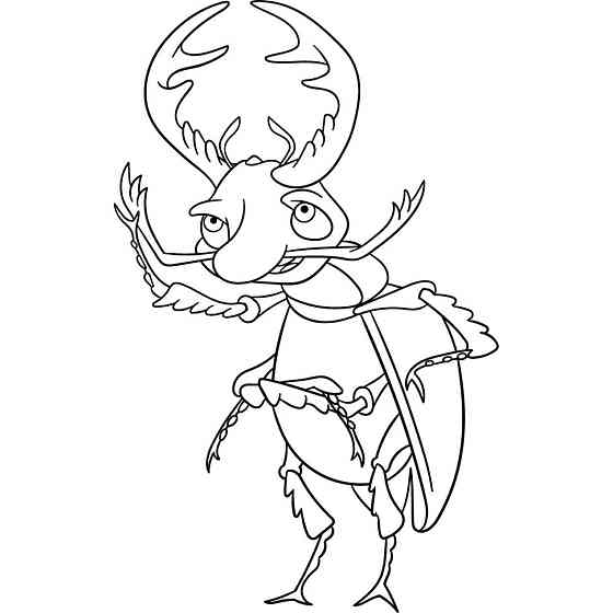 Розпис на полотні "Жук-олень" 15055-AC 25x30 см Вінниця