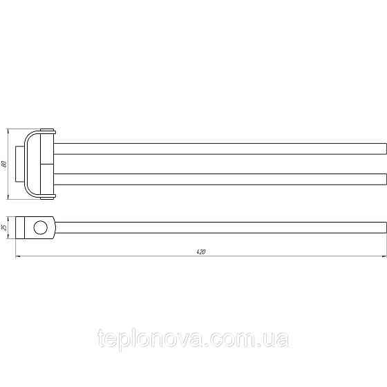 Тримач для рушників TOPAZ TКВ 8331 Чернівці