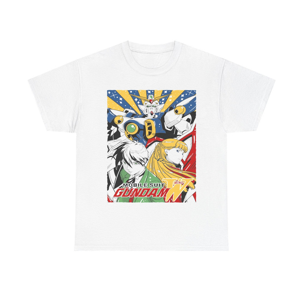 Футболка з аніме принтом Гундам Вінг Джапанесе Аніме оверсайз (S/M/L) Чорний AnimeJ0160 Дніпро - фото 6