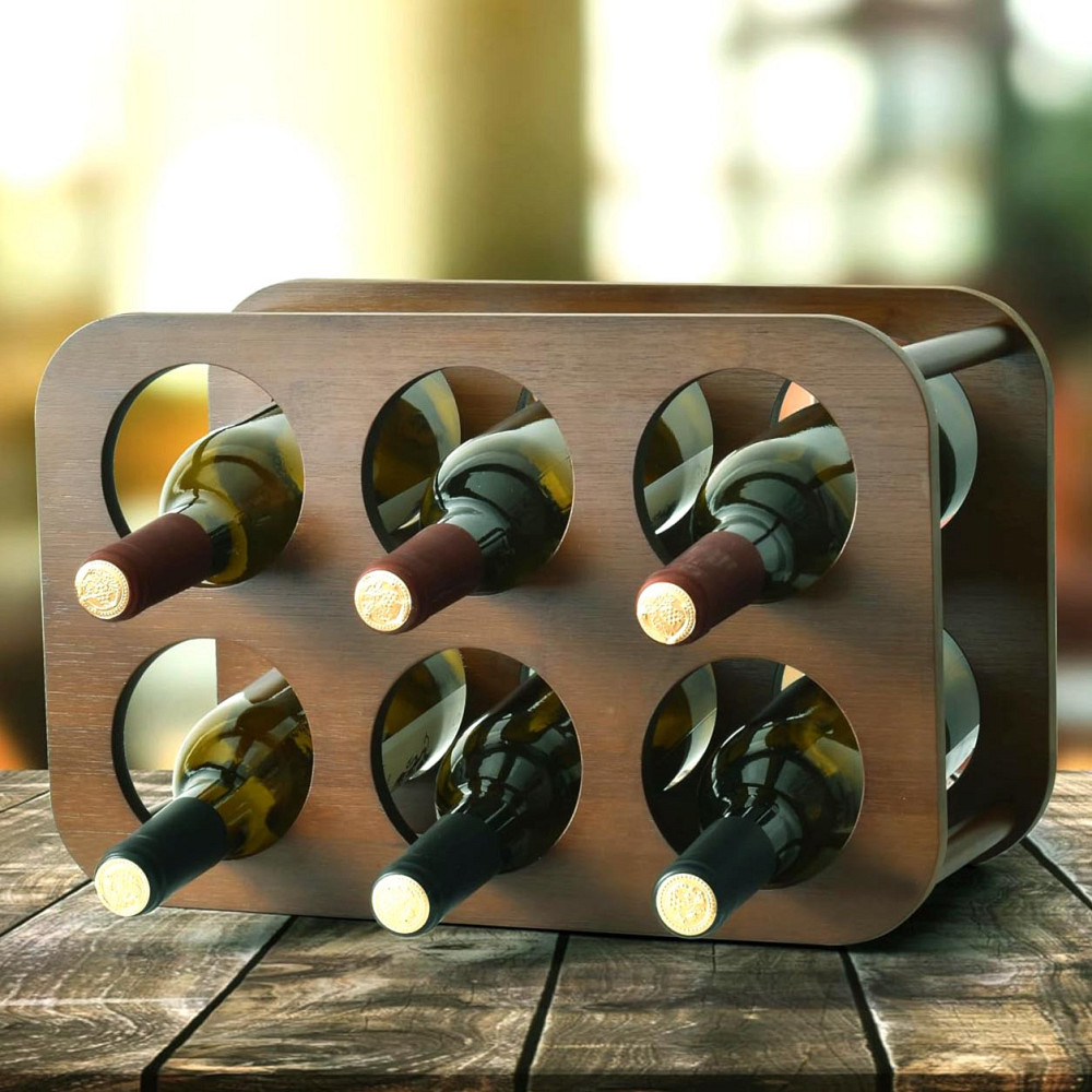 Настольная винная полка 