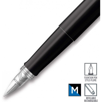 Ручка пір'яна Parker JOTTER 17 Original Black CT FP M блистер (15 616) Вінниця - фото 4