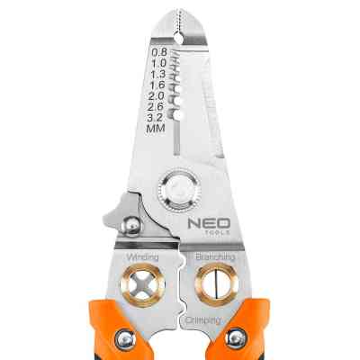 Затискач для клем Neo Tools 0.8-3.2мм кв., 180мм (01-549) Винница