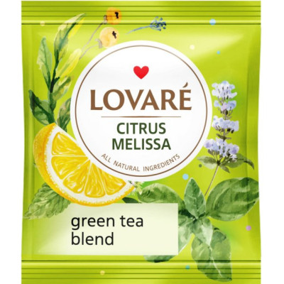 Чай Lovare Citrus Melissa 50х1.5 г (lv.77637) Винница - изображение 3
