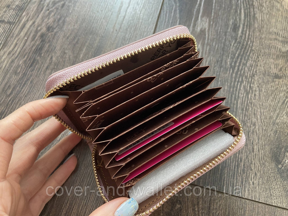 Компактный женский портмоне картхолдер на молнии Киев - изображение 5