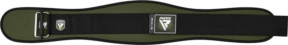 Пояс для важкої атлетики RDX RX3 EVA Curve неопреновий Army Green L Каменское - изображение 9