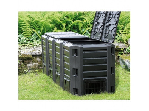 Компостер садый PROSPERPLAST MODULE COMPOGREEN 1600 л, черный Киев - изображение 2