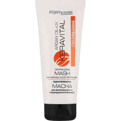 Маска для волос Fortesse Professional Color & Shine С аргановым маслом и UV-фильтром 200 мл (4823115504470) Винница