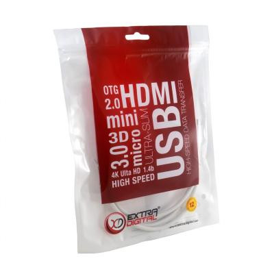 Дата кабель USB-C to USB-C 1.0m USB 3.1 Extradigital (KBU1674) Вінниця - фото 5