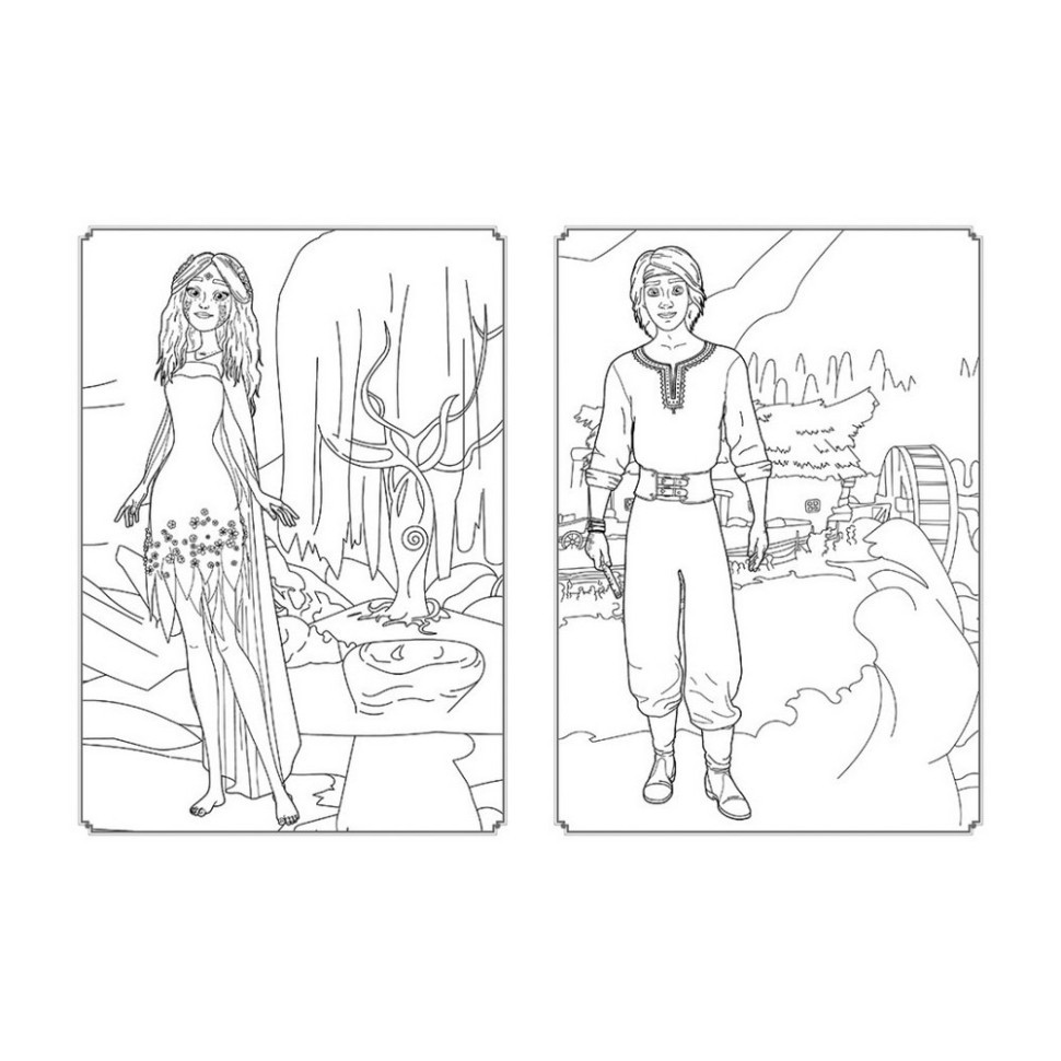 Раскраска Магия цвета. Волшебный мир Ранок 1807005 с наклейками Винница - изображение 4