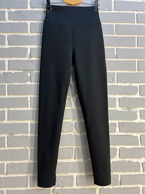 Лосини жіночі Ластівка 750 широкий пояс утягуючі дайвінг утеплені на хутрі чорні, чорний, 3XL Київ - фото 16