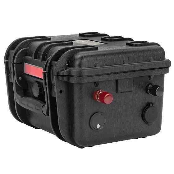 Аккумулятор LiFePO4 BLACKOUT 12.8V 100Ah (1280Wh) герметичный IP67 ударостойкий в защитном кейсе-сейфе Киев