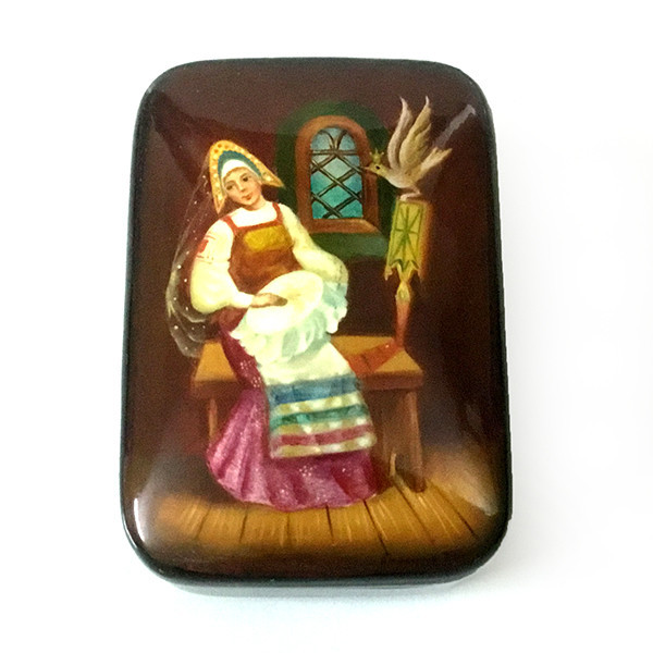 Лакова мініатюра Скринька дерев'яна Київ - фото 1