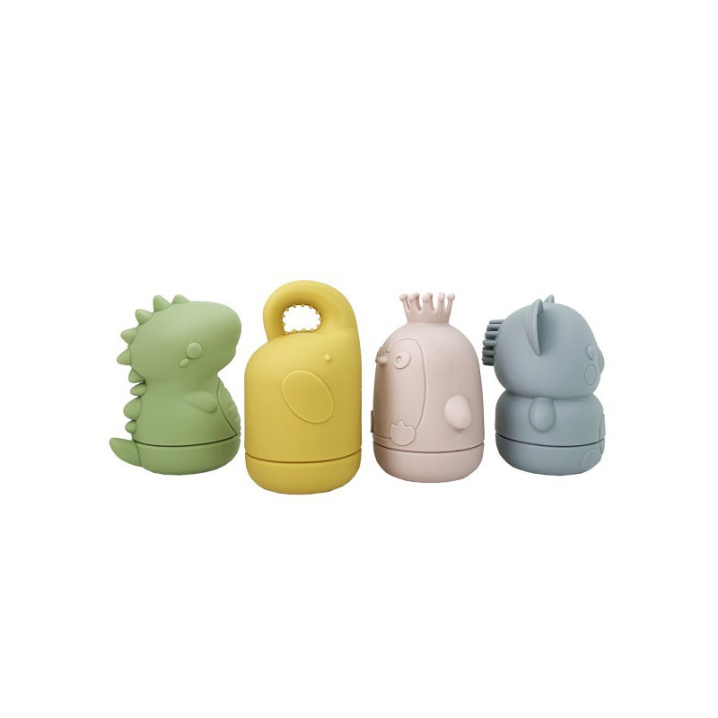 Набор силиконовых игрушек для купания MGZ-0925, 4 штуки Винница - изображение 2