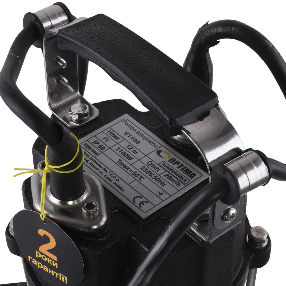 Насос фекальний Optima V 1100 1.1кВт (000025919) Київ - фото 4