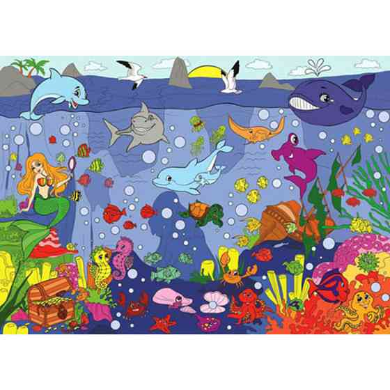 Огромная раскраска 