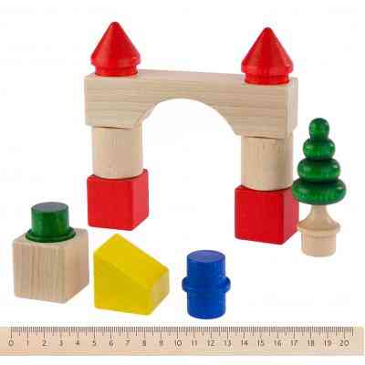 Конструктор Nic cubio деревянный 19 эл. (NIC2112) Вінниця