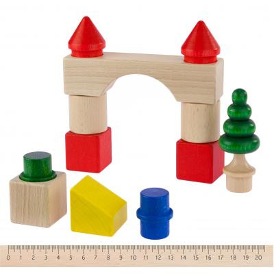 Конструктор Nic cubio деревянный 19 эл. (NIC2112) Вінниця - фото 4