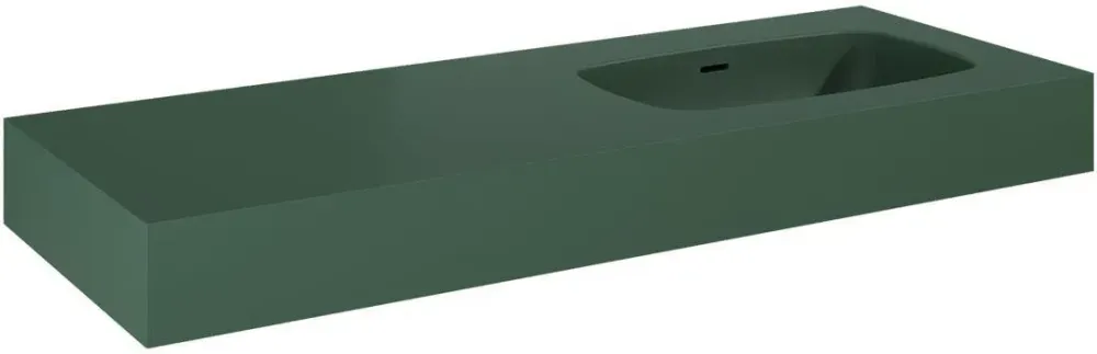 Раковина  Elita Dimple 120Cm Marmur Forest Green Matt 168880 Киев - изображение 1