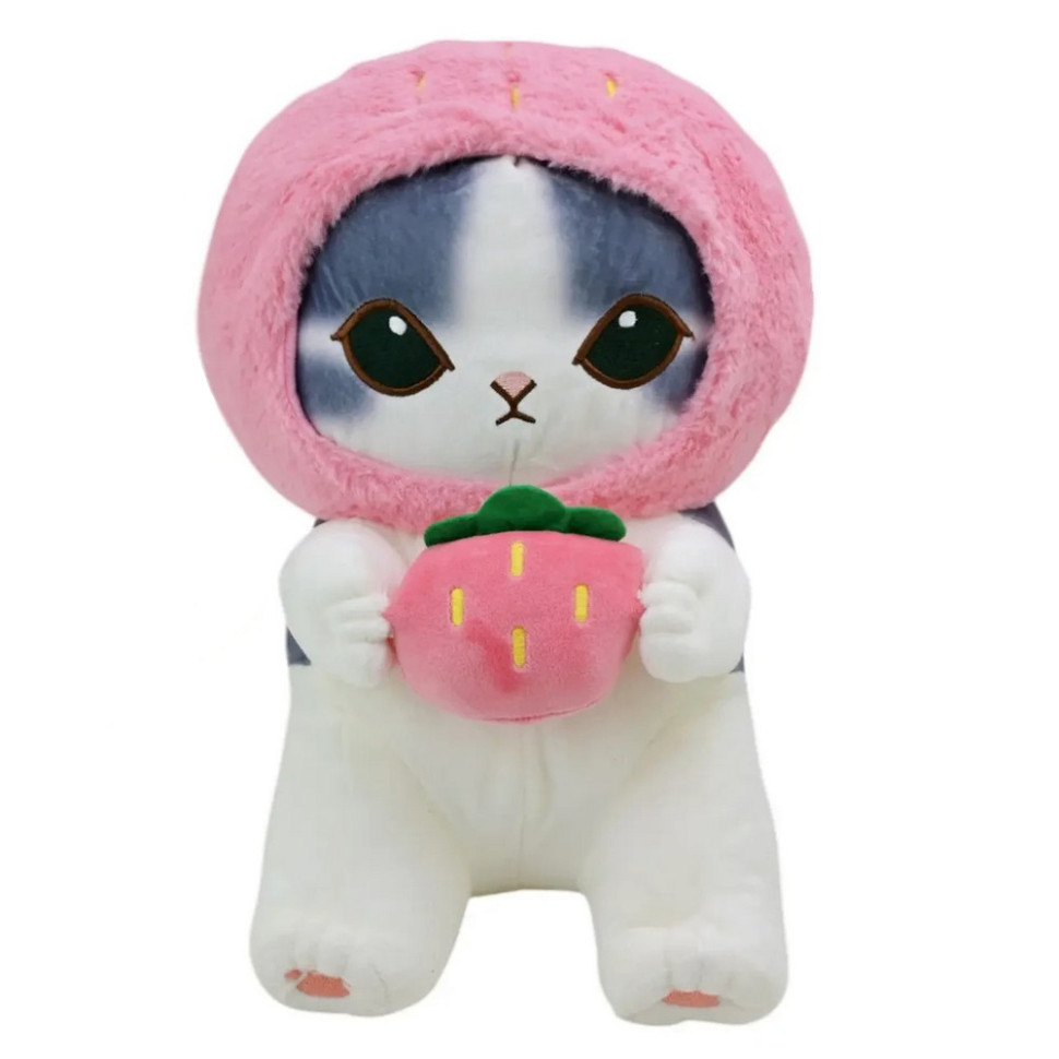 Дитяча м'яка іграшка "Mofusand Сat" E1002(Pink) розмір 45см Вінниця - фото 1