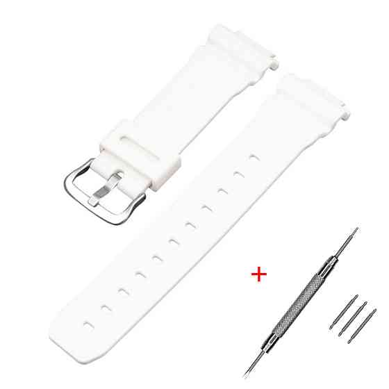 Ремінець для Casio G-Shock DW-6900 White SI SBR Київ