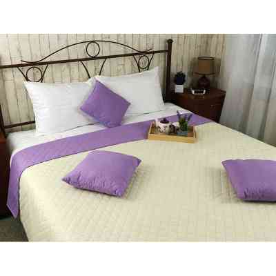 Покривало Руно Двостороннє Севілья бузково-молочне 150х212 см (360.52У_Севілья) Вінниця