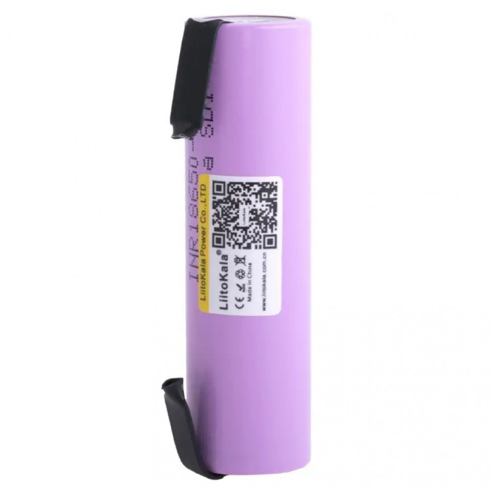 Аккумулятор высокотоковый LiitoKala Li-ion 18650 3000mAh 3,7V (INR18650-30Q) 20A Сиреневый Винница - изображение 3