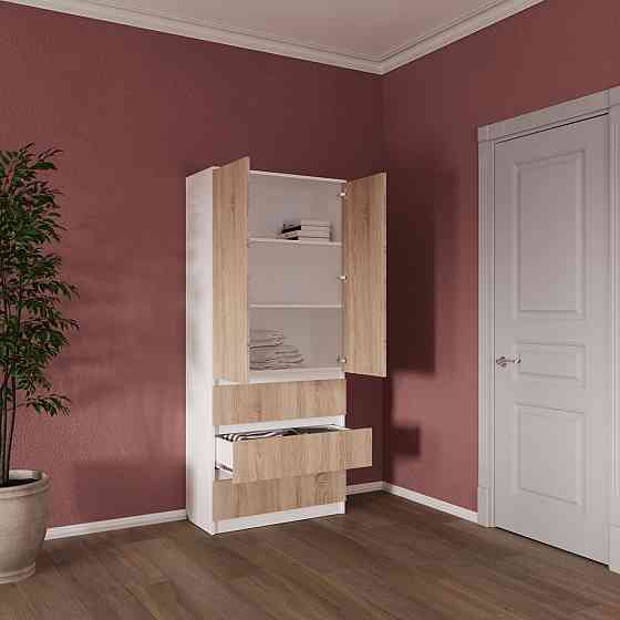 Розпашна шафа Смузі 11 800 білий/сонома Киев