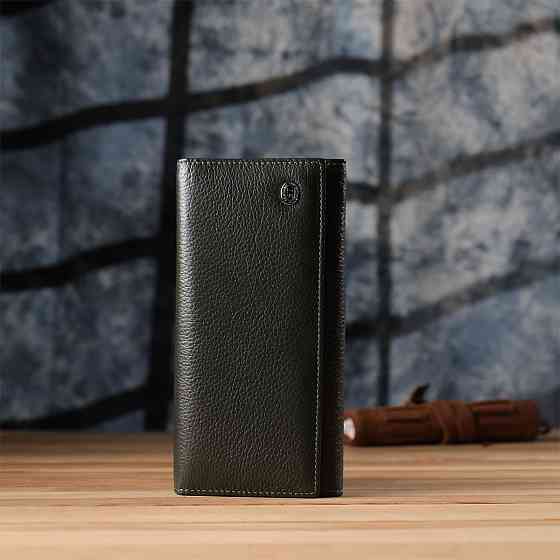 Стильний гаманець для жінок з монетницею із натуральної шкіри ST Leather 23106 Зелений Київ