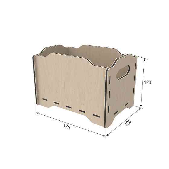 Коробка EKOSTAR з фанери 175x120x120 Київ