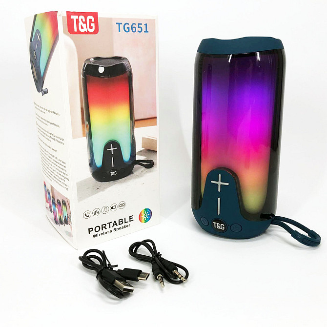 Акустические колонки с блютузом TG651, Портативная беспроводная колонка с хорошим звуком CK-55 Львов - изображение 12