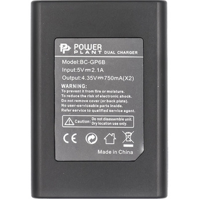 Зарядное устройство для фото PowerPlant GoPro BC-GP6B 2 slots (CH980130) Винница - изображение 2