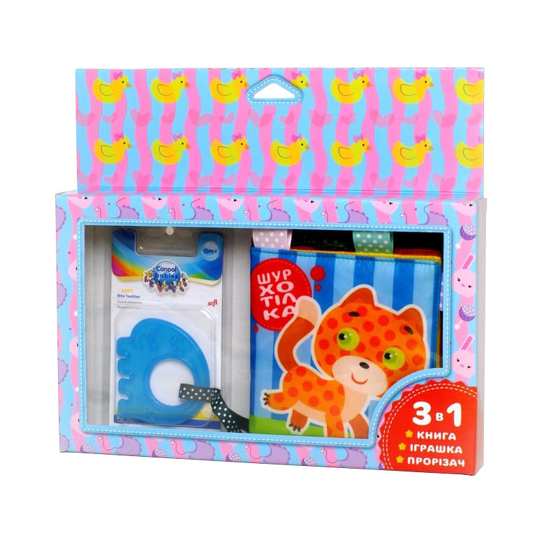 М'яка книжка-шуршалка "Котик" Книжковий хмарочос 403785 з прорізувачем Вінниця - фото 1