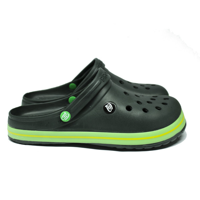 Купити крокси чоловічі хакі зелені сабо "Like Crocs" для чоловіків Одесса - изображение 1