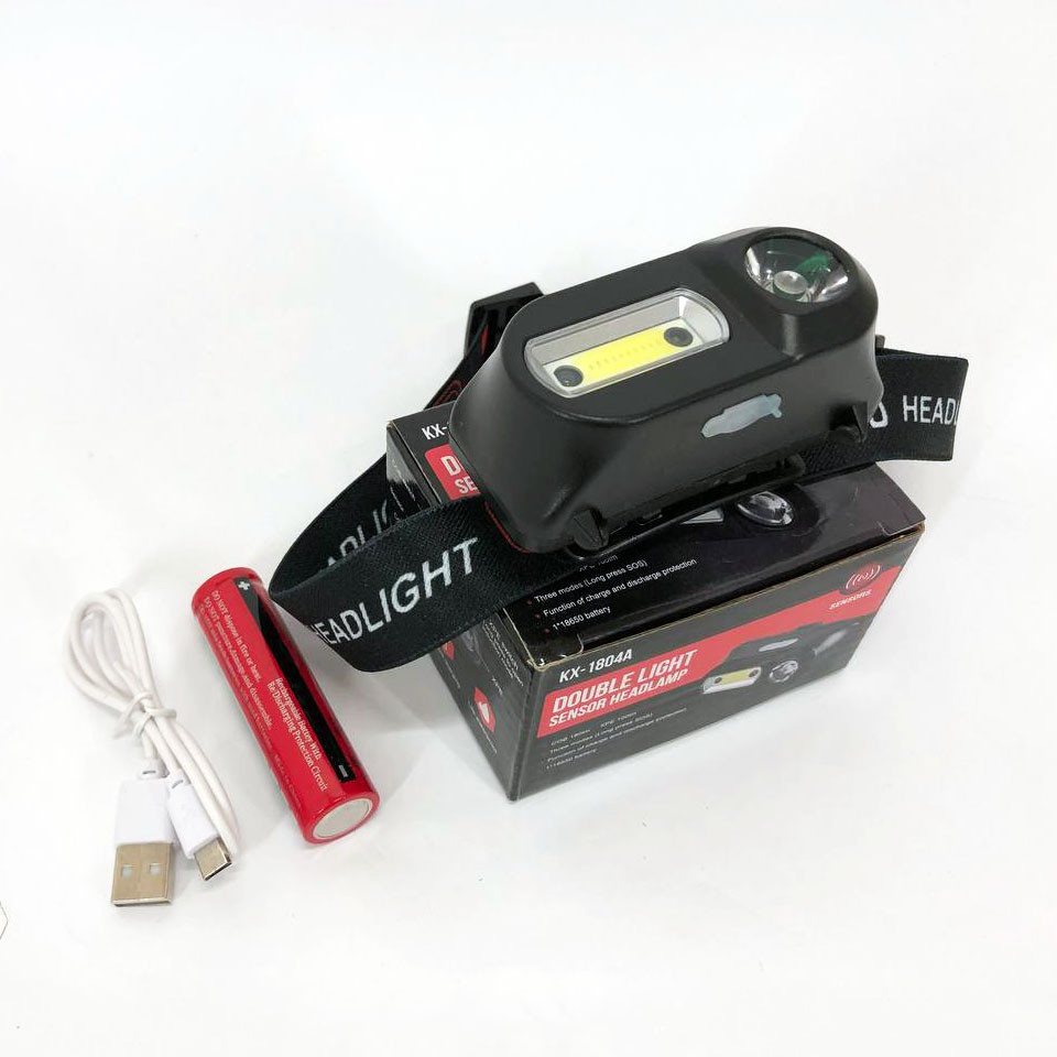 Налобна лампа Bailong BL-1801A, Професійний світлодіодний ліхтарик на голову, Легкий ліхтарик на голову EQ-14 Львів - фото 5