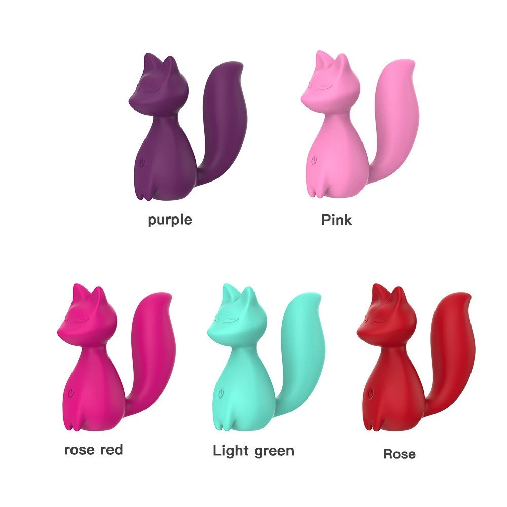 Мини-вибратор клиторальный Every Night Toys Doris в форме лисы розовый, 10 режимов вибрации Sex Aura Киев - изображение 5