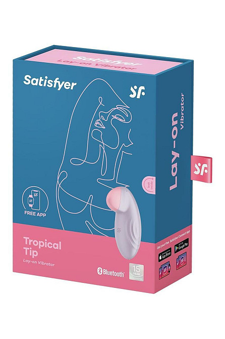 Смарт-вибратор для клитора Satisfyer Tropical Tip Light Lilac Sex Aura Киев - изображение 8