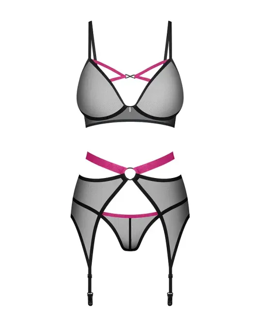 Комплект Obsessive Novenes 3-pcs set XS/S Львів - фото 4