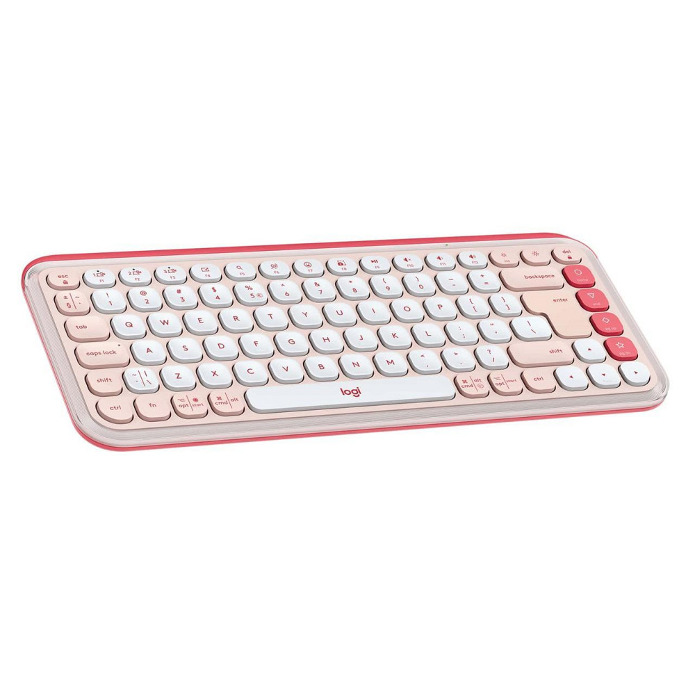 Клавіатура бездротова Logitech Pop Icon Keys Rose (920-013073) Рожевий Харків - фото 2