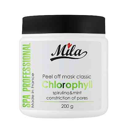 Нормализующая альгинатная маска для жирной кожи лица Хлорофилл Peel Off Mask Chlorophyll Mila Perfect 200 г Винница