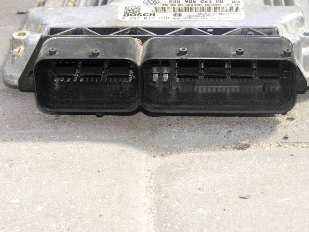 Блок керування двигуном VW Caddy 1.9 tdi 2004-2010 (03G906021HR) Ковель - фото 2