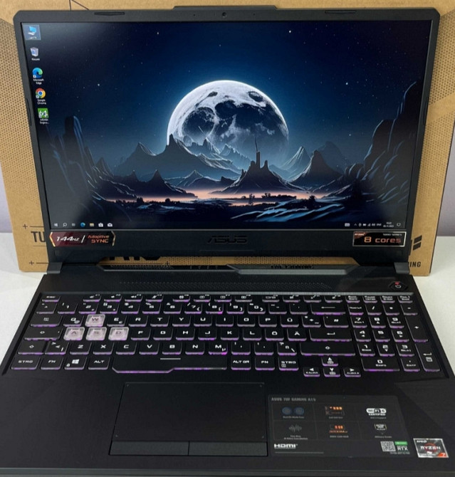 ASUS TUF A15 Ryzen 7 5800H RTX 3070 8Gb 144Hz 16Gb SSD 512Gb Ноутбук Київ - фото 1