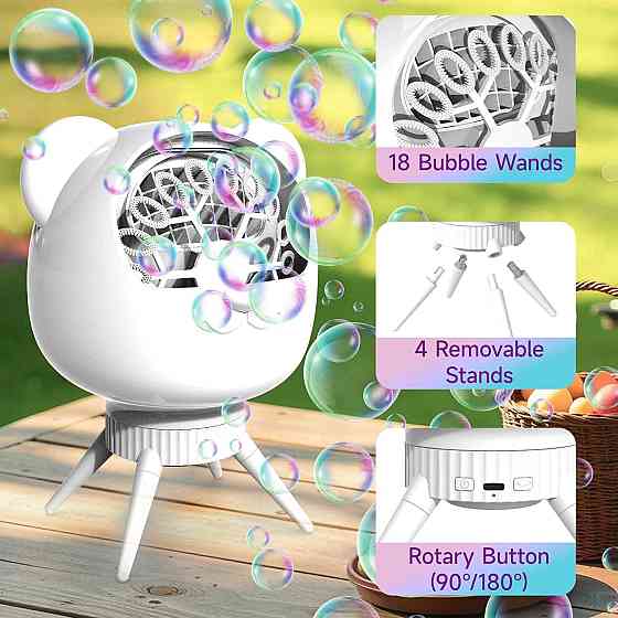 Акумуляторний генератор мильних бульбашок BM-806 Луцьк