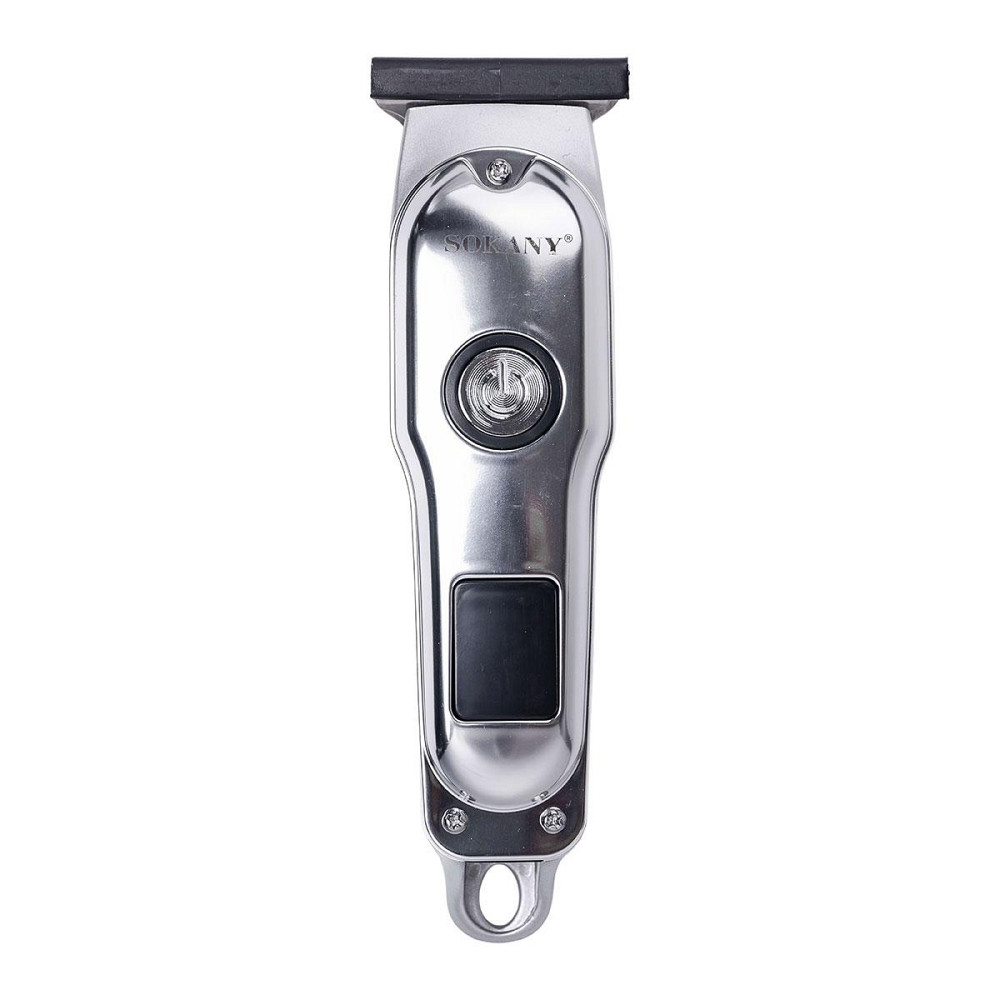Машинка для стрижки 3 насадки Серебристая Sokany SK-LF-9988G Киев - изображение 6
