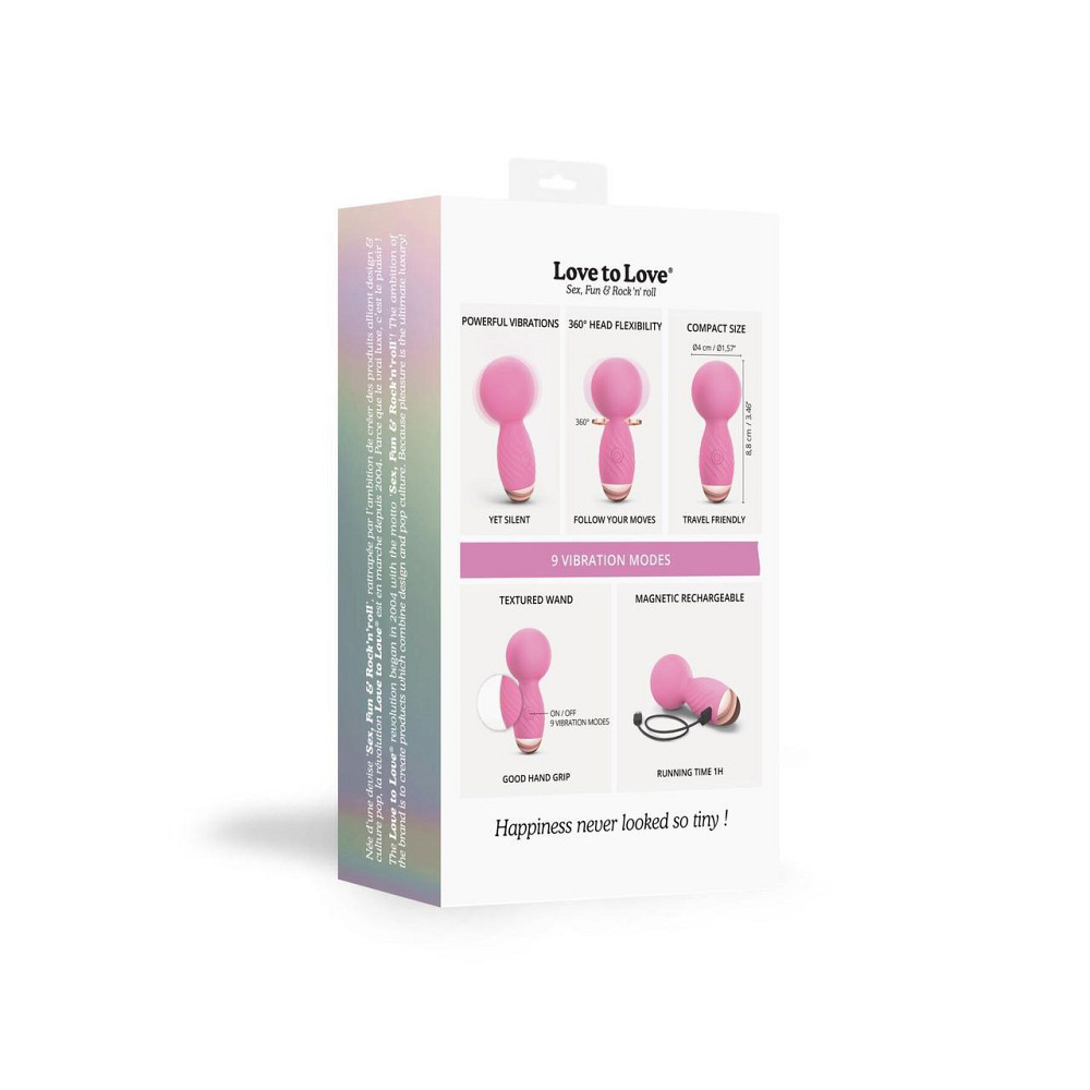 Мини-вибромассажер Love To Love Itsy Bitsy – Pink Passion Sex Aura Киев - изображение 7