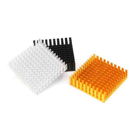 Алюминиевый радиатор (пассивное охлаждение) для LED матриц, VGA, MB 40x40x11мм, клейкий Киев