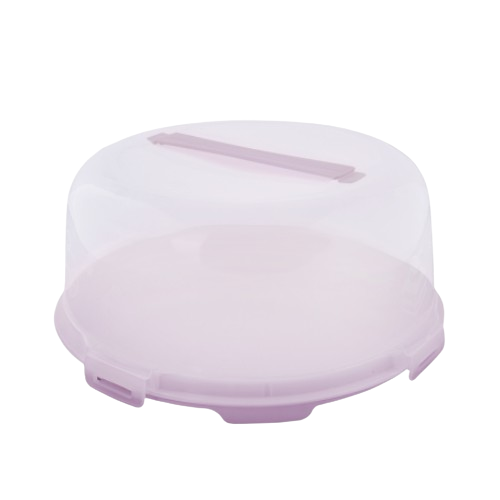 Тортівниця кругла фрезія/прозорий Алеана Житомир - фото 1